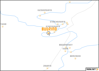 map of Budrino