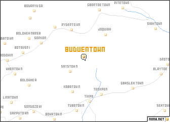 map of Buduen Town