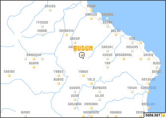 map of Budum