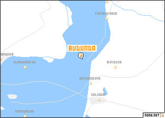 map of Budunda