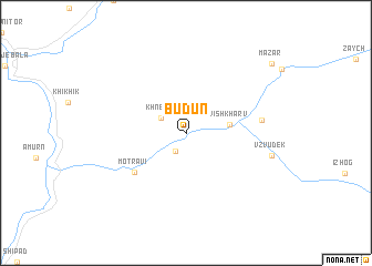 map of Budun