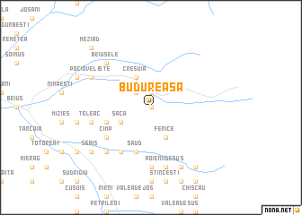 map of Budureasa