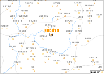 map of Buduta