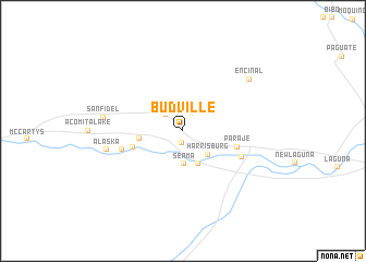map of Budville