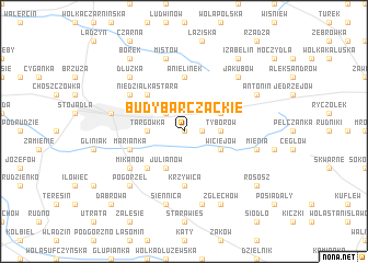 map of Budy Barczackie