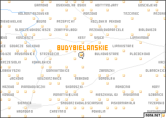 map of Budy Bielańskie