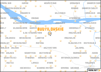 map of Budy Iłowskie