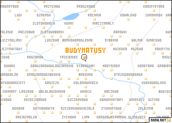 map of Budy Matusy