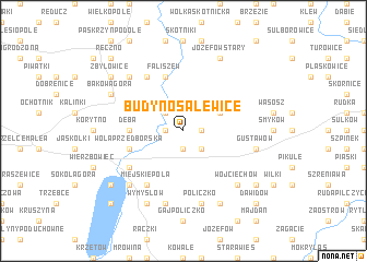 map of Budy Nosalewice