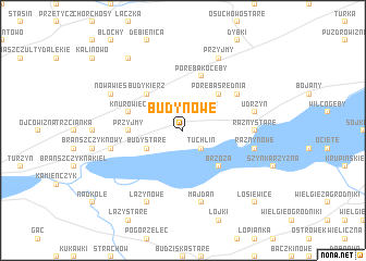 map of Budy Nowe