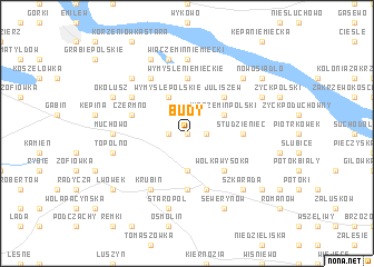 map of Budy
