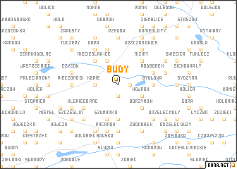 map of Budy