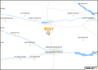 map of Budy