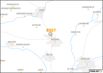 map of Budy