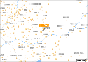 map of Budza