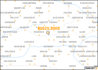 map of Budziłówko