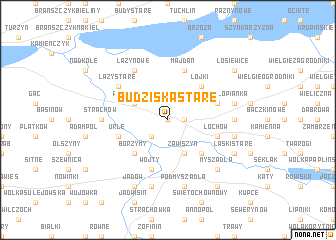 map of Budziska Stare