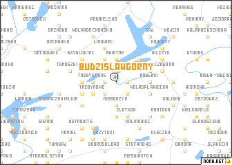 map of Budzisław Górny