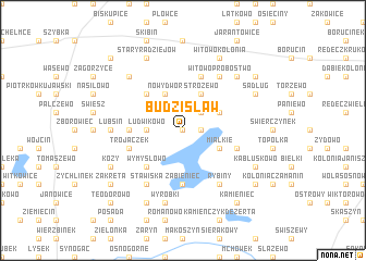 map of Budzisław