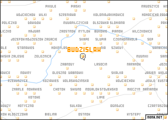 map of Budzisław