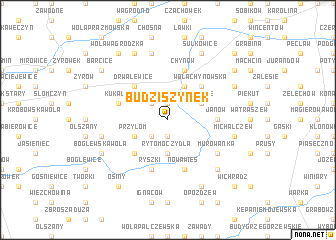 map of Budziszynek