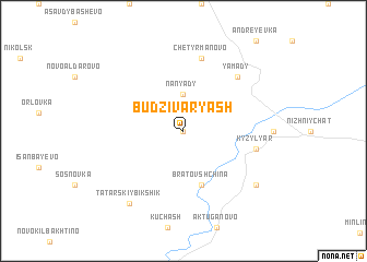 map of Budzi-Varyash