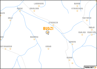 map of Budzi