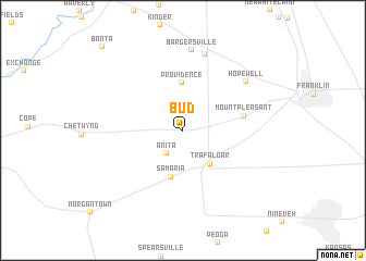 map of Bud