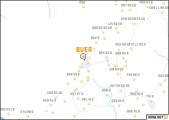 Buea (Cameroon) map - nona.net