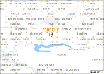 map of Büecke