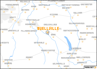 map of Buellville