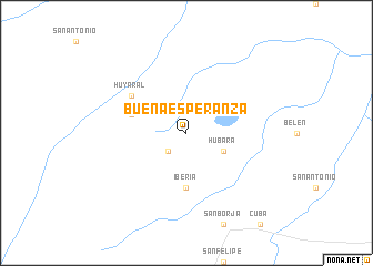 map of Buena Esperanza