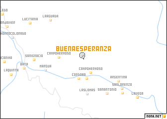 map of Buena Esperanza