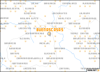 map of Buenas Casas
