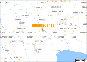 map of Buena Suerte