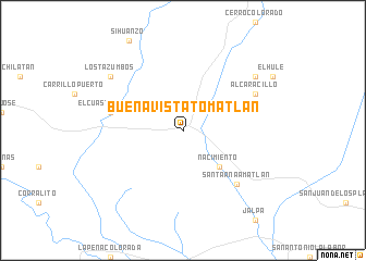 map of Buenavista Tomatlán