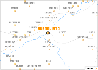 map of Buena Vista