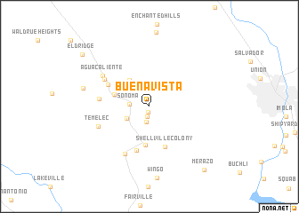 map of Buena Vista