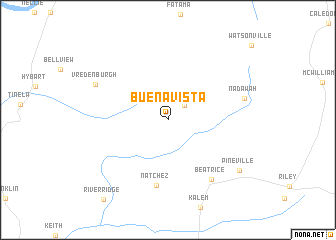 map of Buena Vista