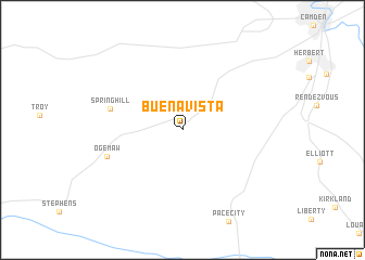 map of Buena Vista