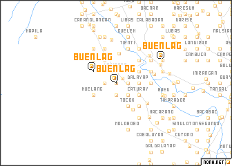 map of Buenlag