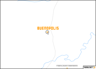 map of Buenópolis