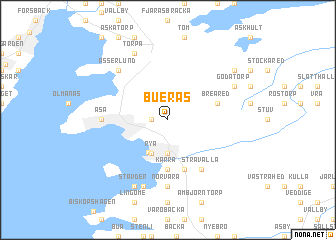 map of Buerås