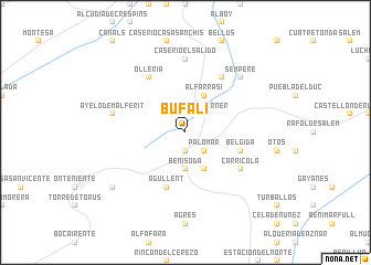 map of Bufali