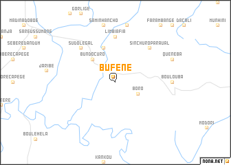 map of Bufene