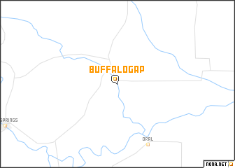 map of Buffalo Gap