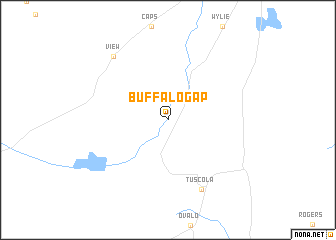 map of Buffalo Gap