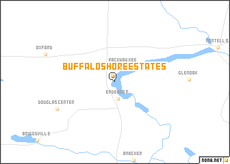 map of Buffalo Shore Estates