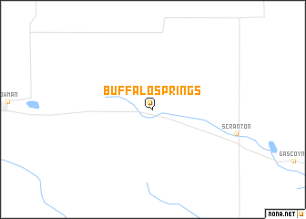 map of Buffalo Springs