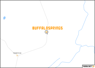 map of Buffalo Springs